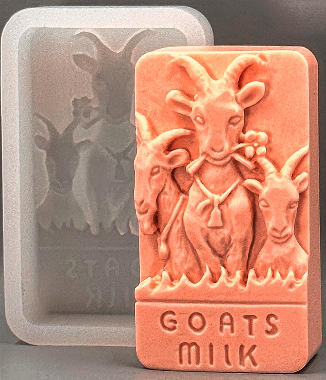Goat Milk Silicone Mold SOAP Plaster Wax Resin Clay, Crafting Tool