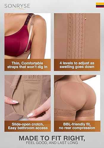 Miniatura 3 de Sonryse Stage 2 faja Tummy Tuck Compression Garment Faja Body Shaper Shapewear for Women Fajas Colombianas Moldeadoras