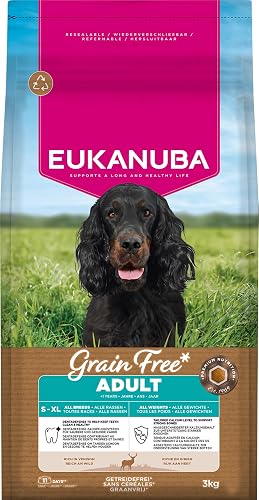 Eukanuba, alimento para Perros sin Cereales con venado