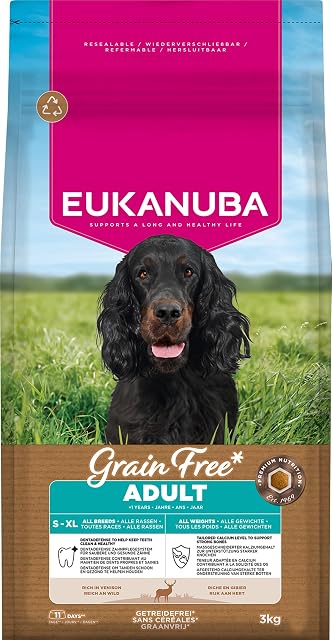 Eukanuba, alimento para Perros sin Cereales con venado
