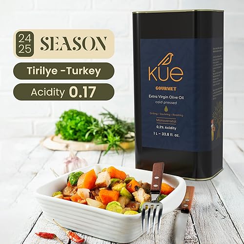 Miniatura 5 de Kue Gourmet Aceite de Oliva Virgen Extra Prensado en Frío - Aceite de Oliva Mediterráneo - AOVE - Aceite de Oliva Extra Virgen - Monovarietal -