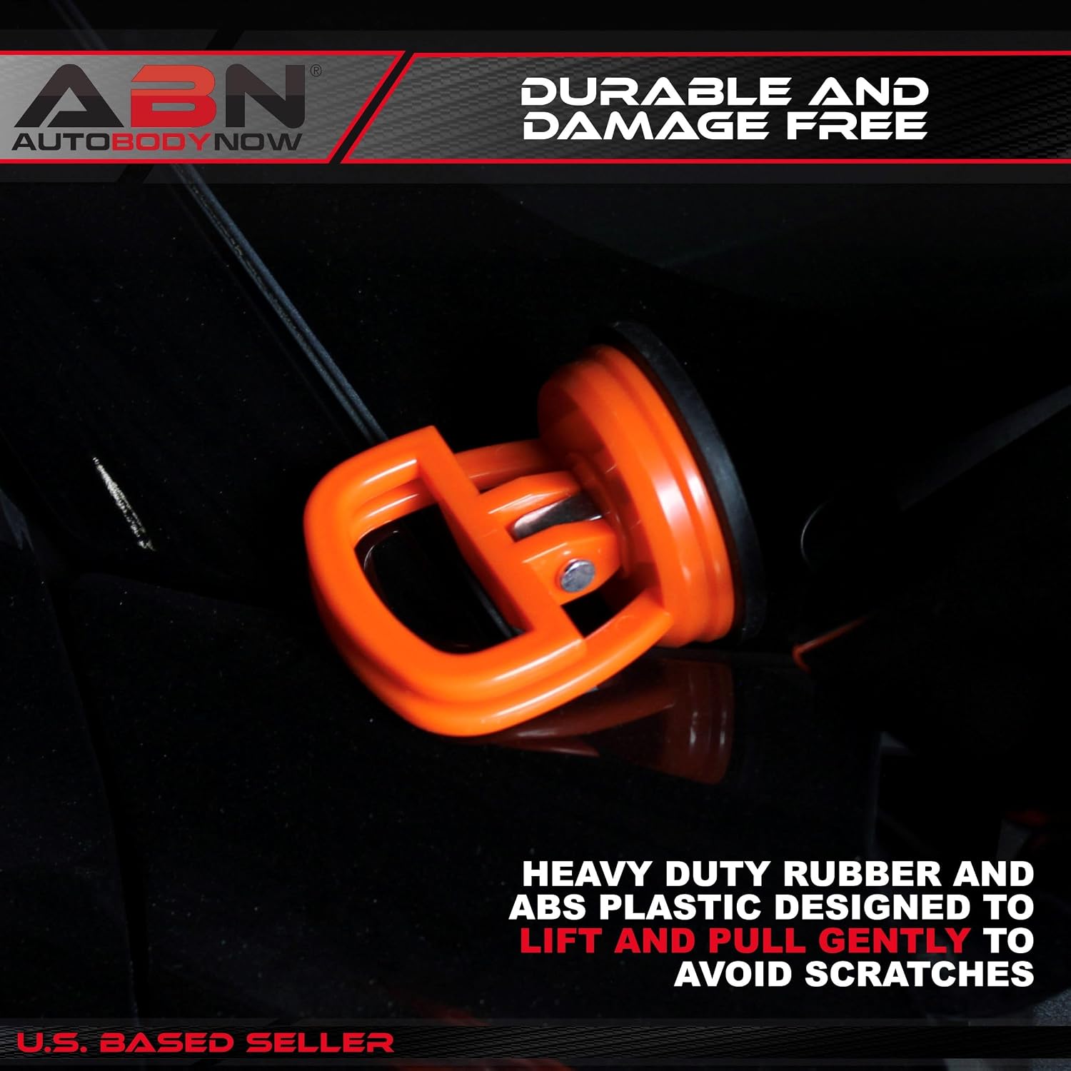ABN Dent Puller Suction Cup, 2in – Small Dents Remover for Pulling Automotive Car Hail and Door Ding Damage