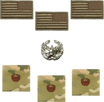 US Air Force Commanders with OCP Spice Brown Reverse Flag Bundle