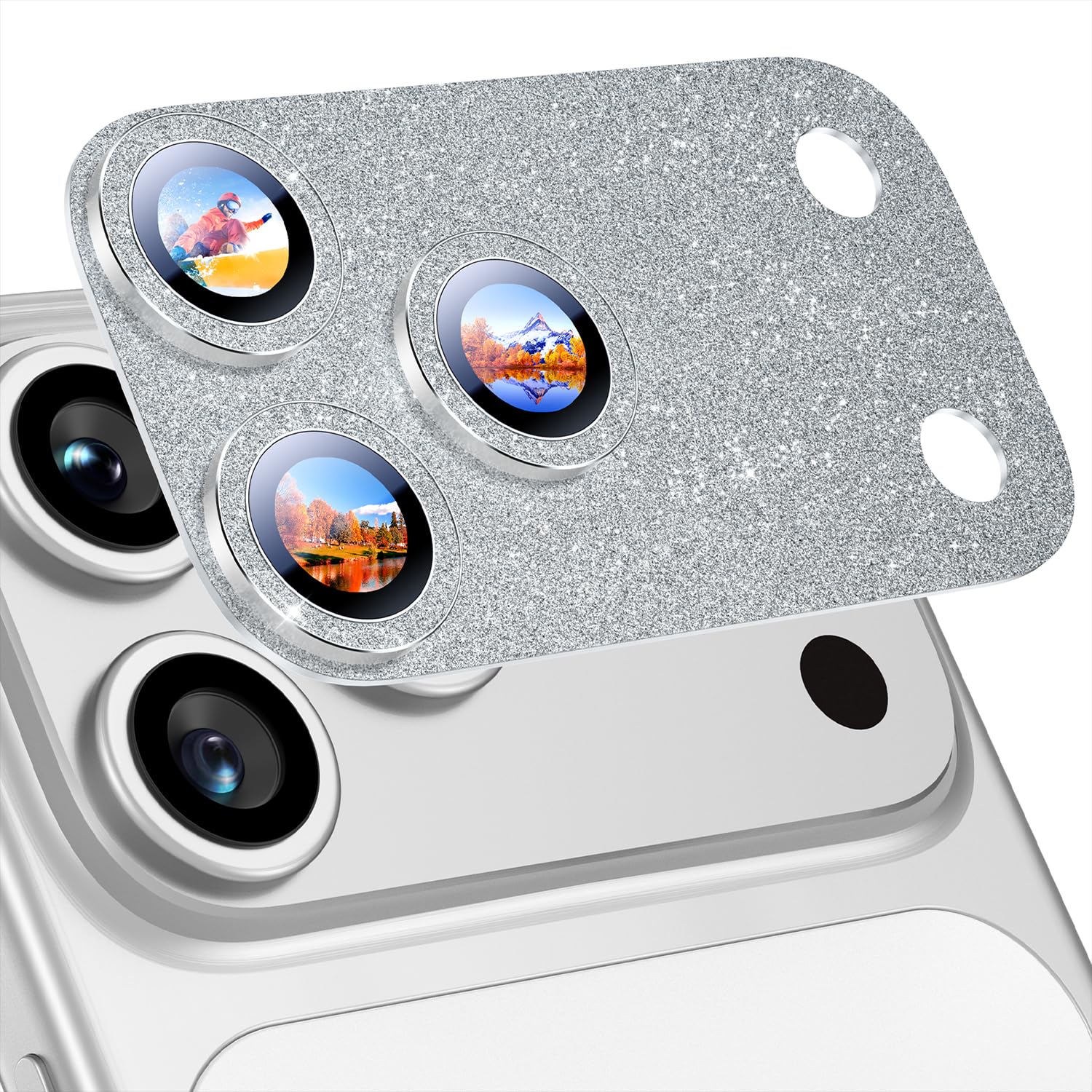 Uyiton for iPhone 17 Pro Camera Lens Protector - Metal Camera Protector