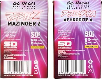 SD TOYS Set 2 Mini Figuras de Mazinger Z y Afrodita (SDMSDT26189