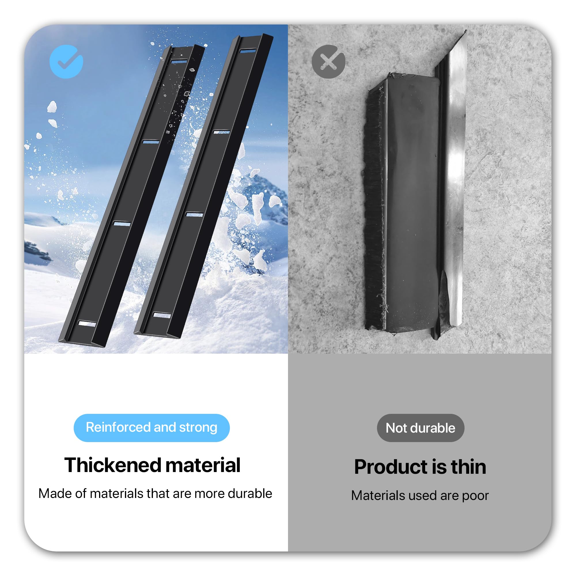 Barra raspadora para soplador de nieve 731-1033 compatible con MTD Snow Blower Scraper Bar 706-14240,731-0722,731-0778,731-0812