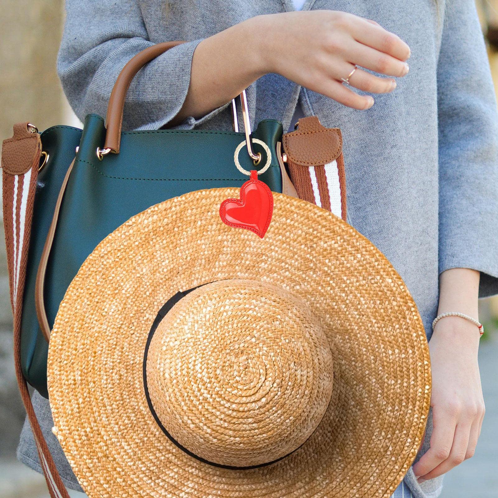 PATIKIL 2Pcs Clip A Chapeau Pour Voyage Sur Sac, Support Main-Libre