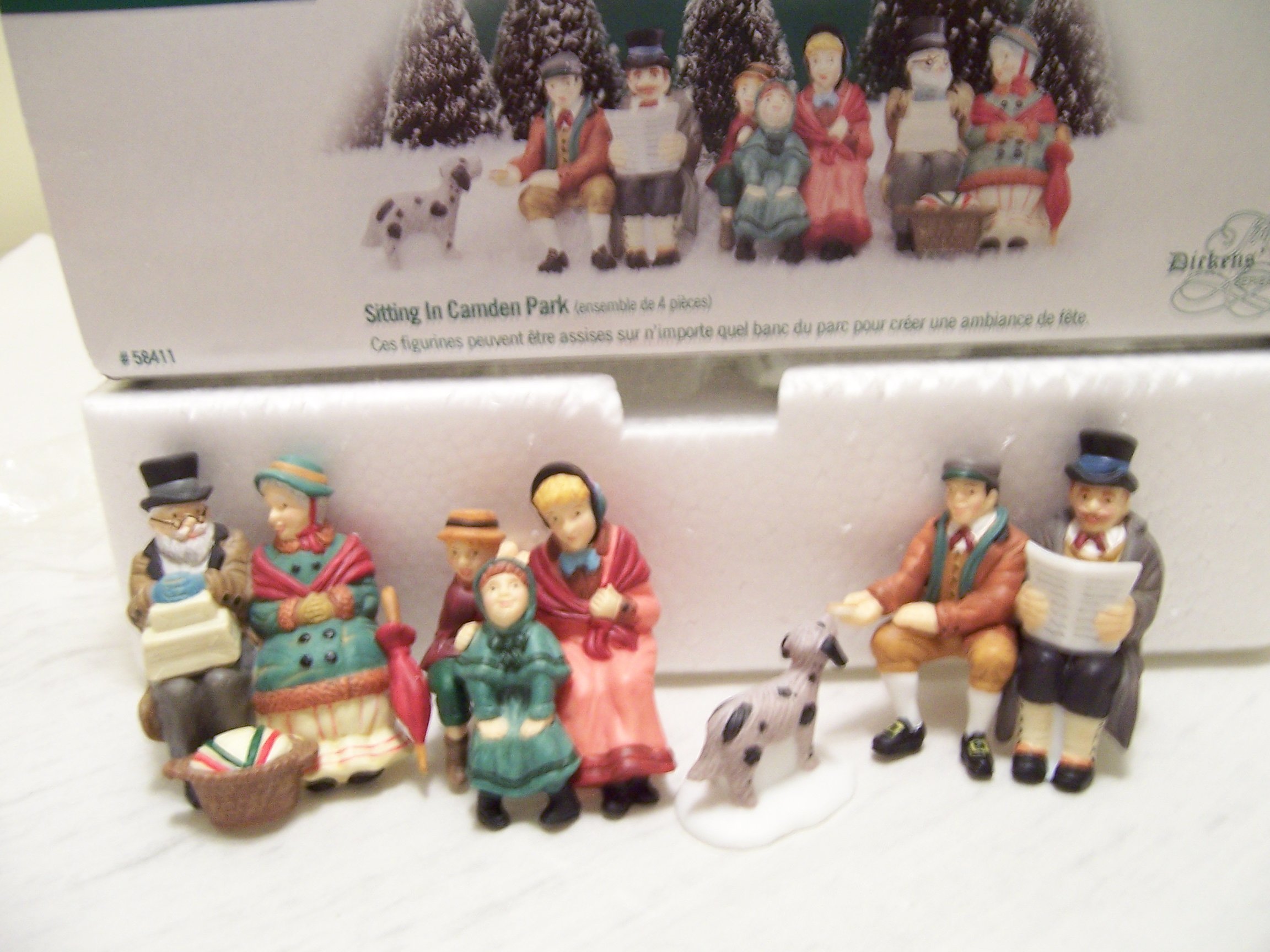 DEPARTMENT 56 SITTING IN CAMDEN PARK, Dickens' Village