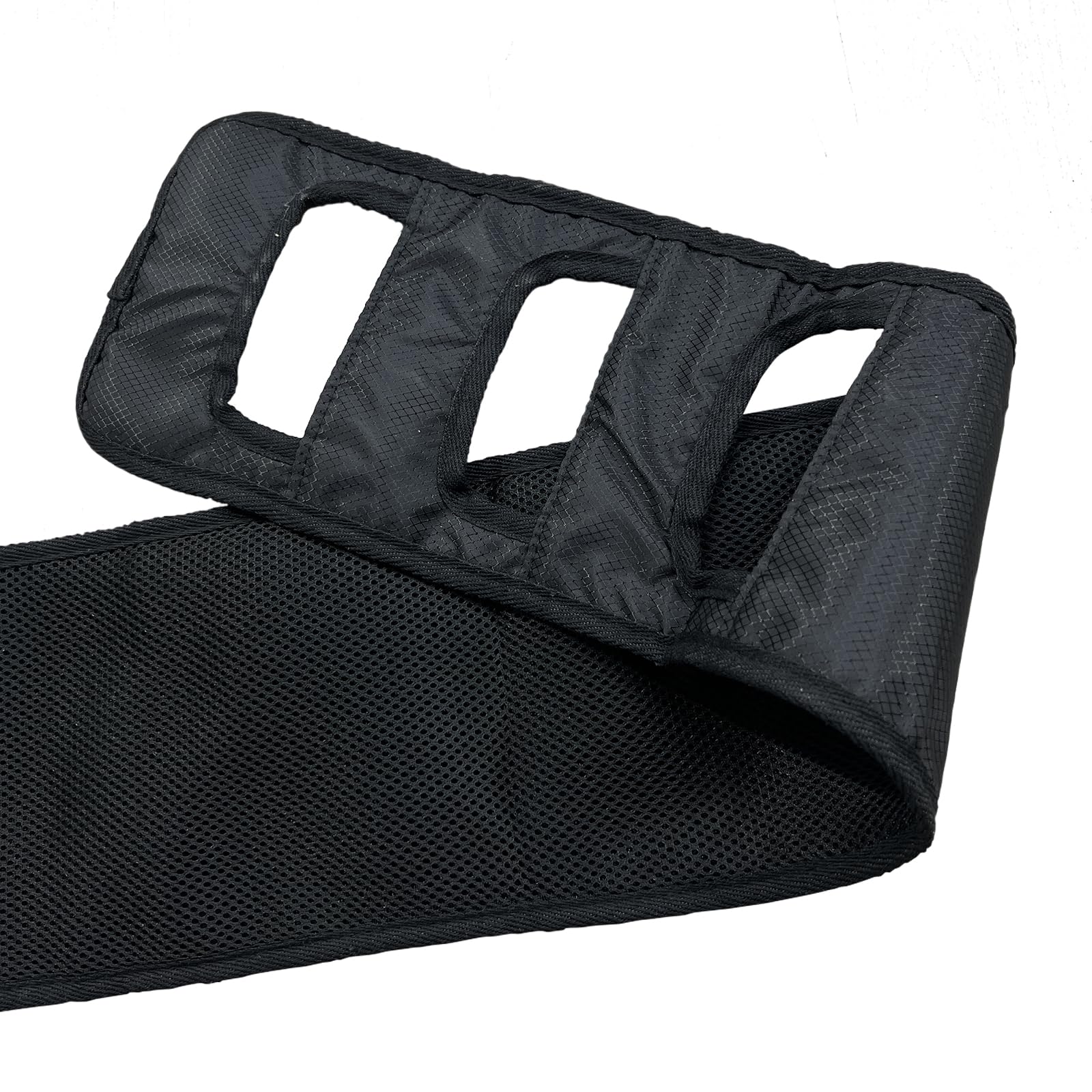 ACHAIRGO Transfer Sling for Seniors, Back Curve Design Transfer Belt for Movement, Transfer Boards for Bedridden Patient, Bed Assist Handle, Back Lift Belt for Patient Care(Black)