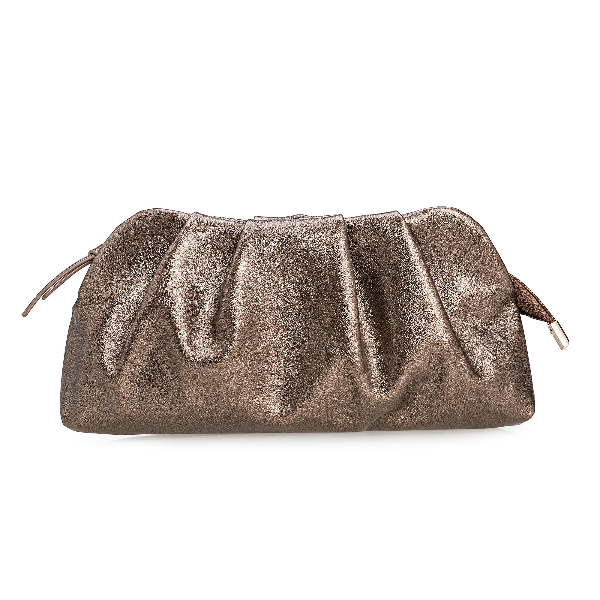 IXEBELLA Dressy PU Clutch Purse for Women Formal Soft Pleated Vegan Leather Evening Bag for Wedding/Prom/Cocktail Party