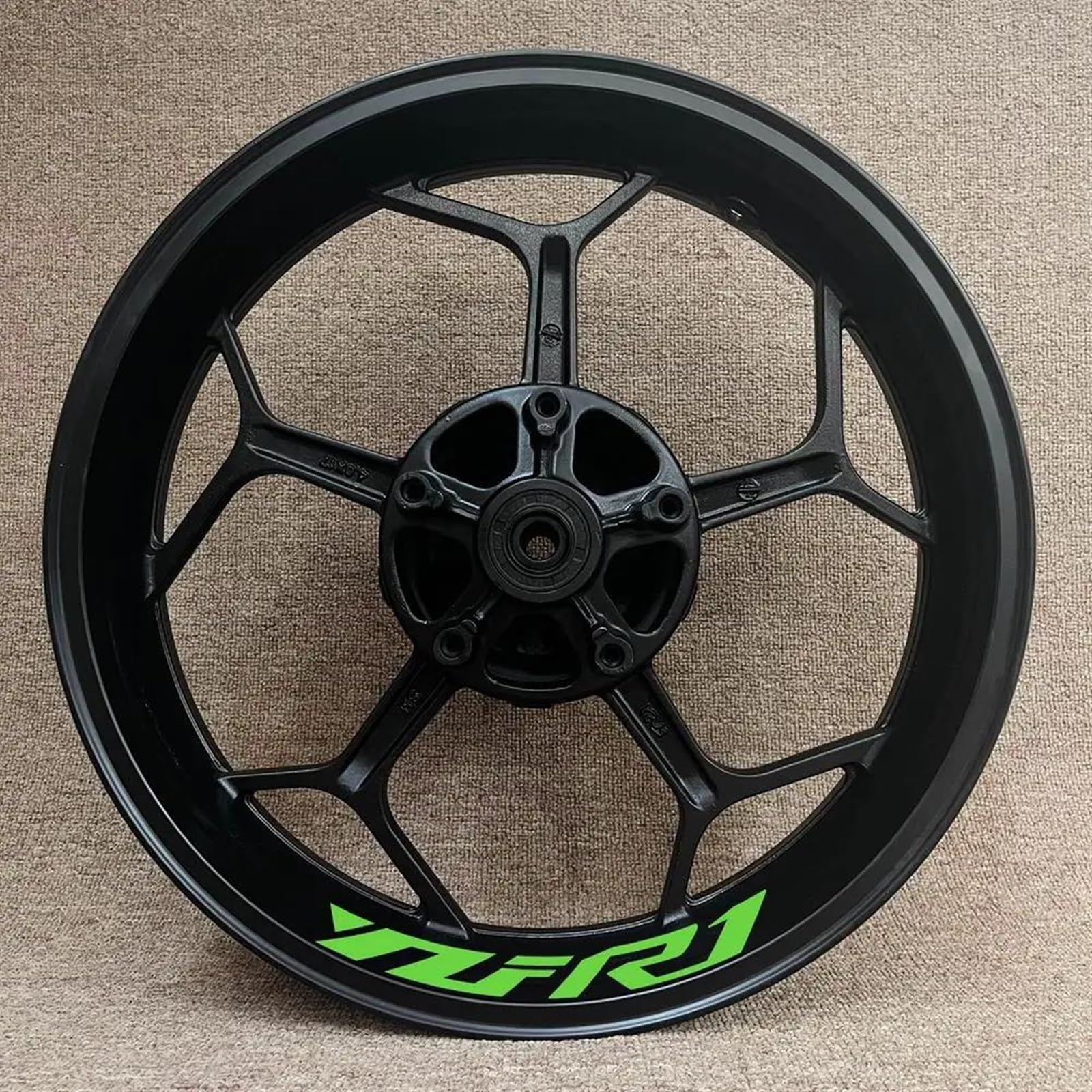 Stickers Motorcycle Wheel Stickers Night Reflective Decorative Rim for YZFR1 YZF-R1(Style 18)