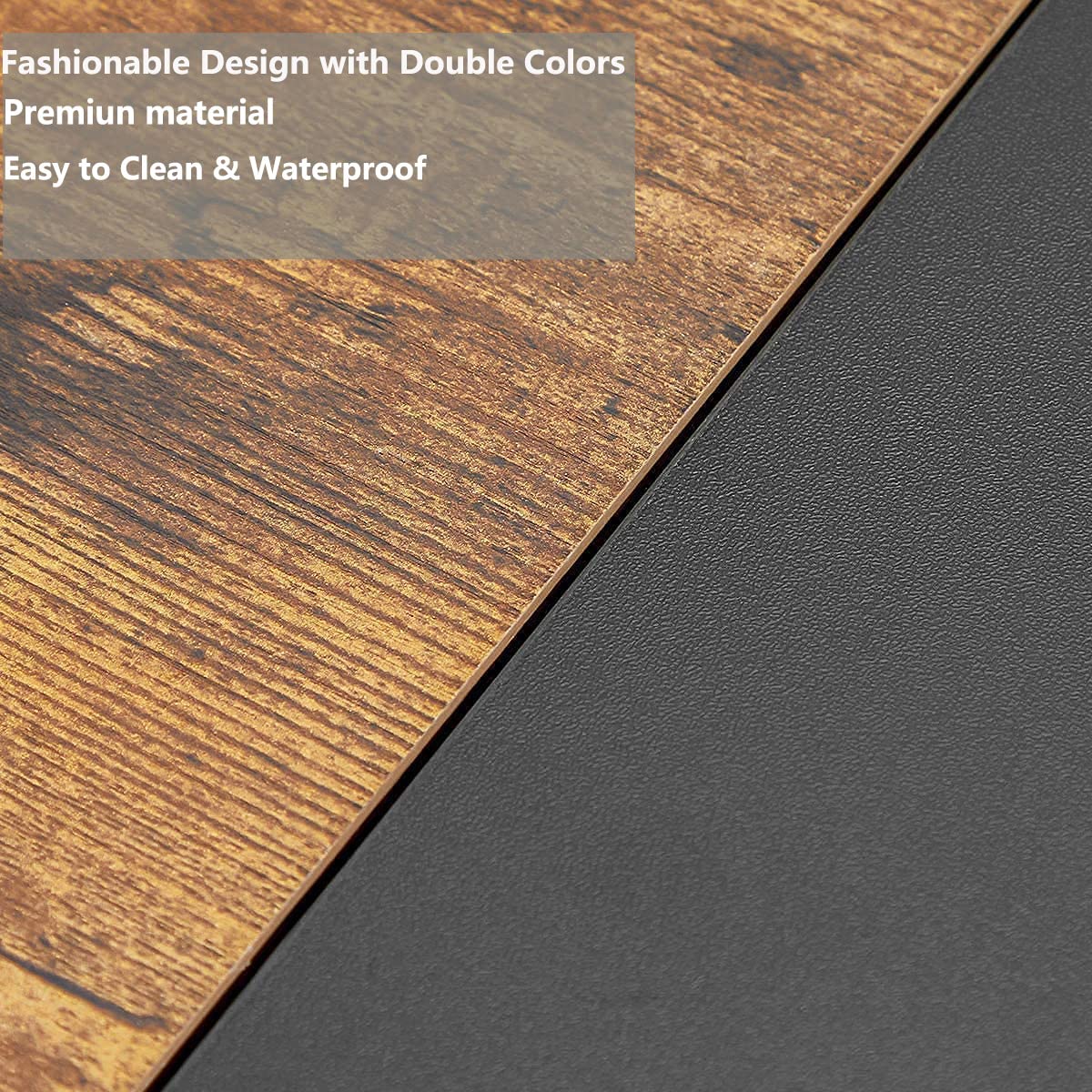 ESituro Desk With Storage Shelves, White Computer Desk For Home Office Workstation Bedroom - View #7