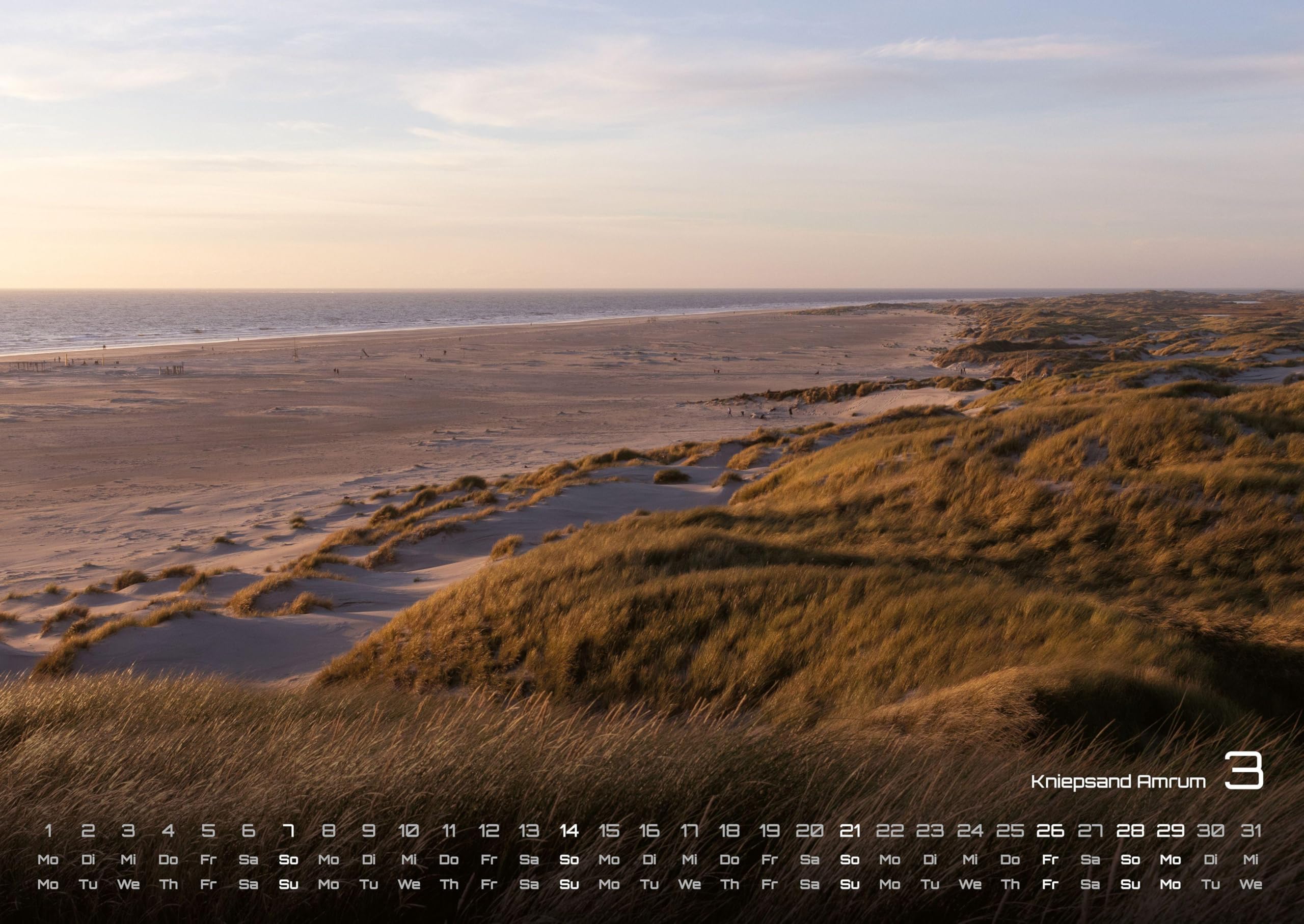 Nordsee – Küstenzauber - 2027 - Kalender DIN A2: Der Wandkalender mit den schönsten Nordsee-Motiven für das Jahr 2027 im extragroßen Format DIN A2 (ca. 60 x 42 cm)!