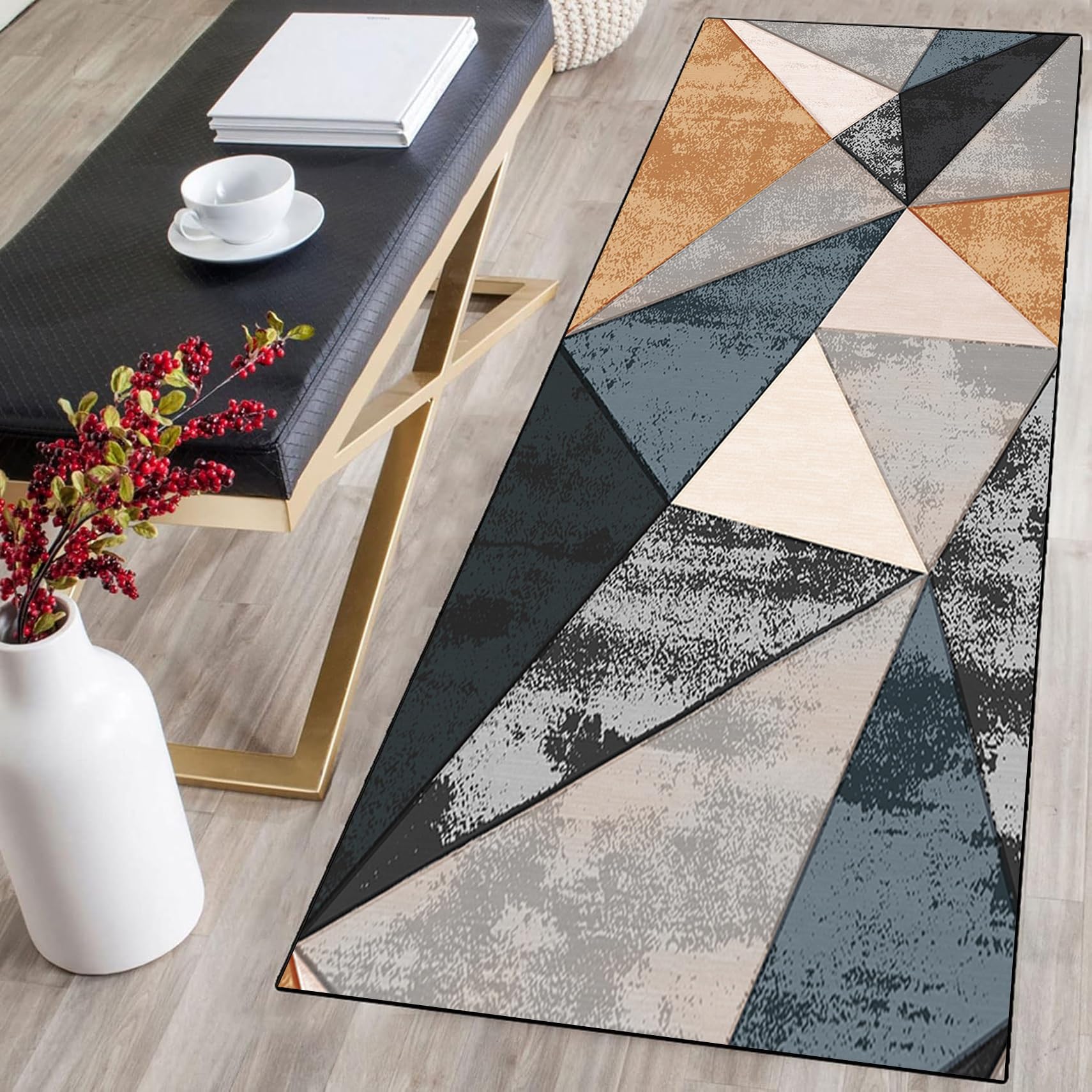 Alfombra antideslizante de 98x200 cm que protege tu suelo con una limpieza fácil y rápida