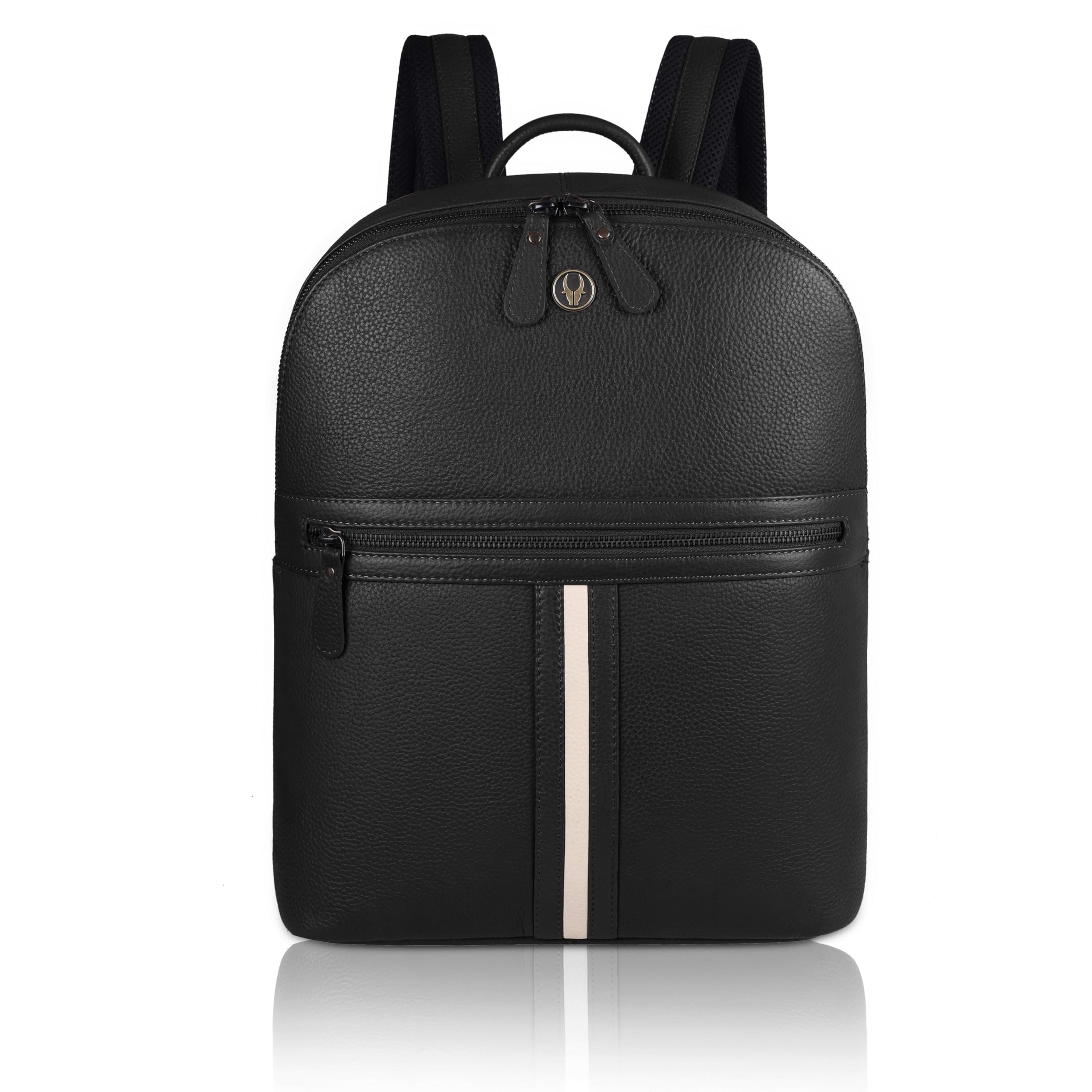wildhorn Genuine Leather Laptop Backpack for Men & Women | Fits Upto 16 Inch Laptop | Stylish Office, College & Travel Bag with Multiple Compartments | Unisex Leather Backpack for Work-picture-37