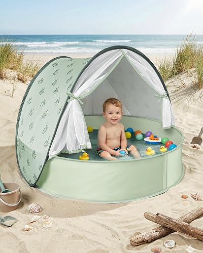 Tente de Plage pour bébé avec Protection UV UPF 50+ 