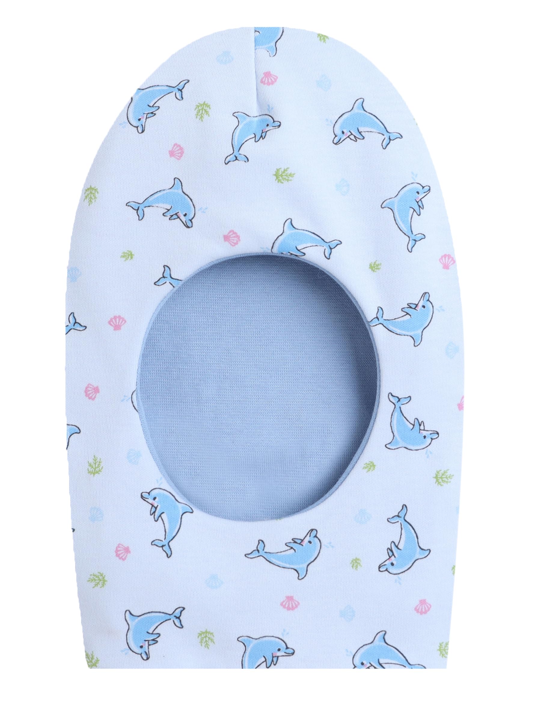 Cotton One Reversible Monkey Cap for Baby Boys & Girls (Pack of 1) | 0-6 Months| Newborn Infant Cotton Cap| Unisex Summer & Winter Cap |Cute Design, Ideal for Kids & Toddlers-image-13