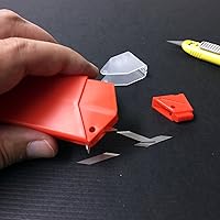 Vista 7 de NT Cutter Hojas de precisión a presión de 9 mm, hoja de 30 grados, paquete de 10 hojas, 1 paquete (BAD-21P)