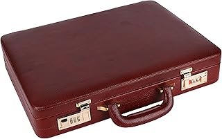 HAMMONDS FLYCATCHER Adults Genuine Leather Briefcases With Combination Lock| D-L:17"H:12.5"B:3"