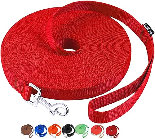 Miniatura 24 de AMAGOOD Correa larga para perro para entrenamiento de perros de 15, 20, 30, 50 y 100 pies de largo, para entrenamiento de perros medianos y