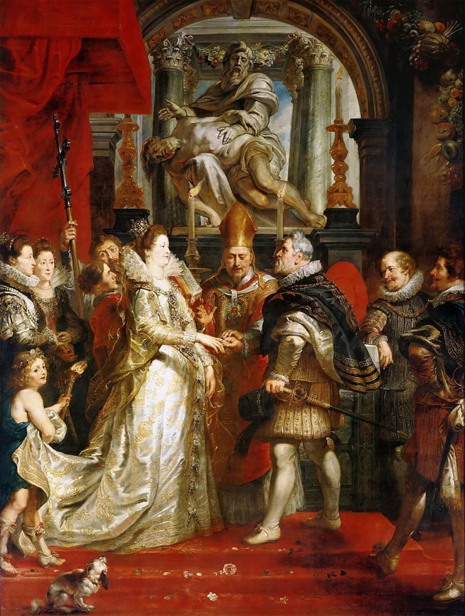 ARTXLXXBN Famous Painting Art Wall Decor Abstract Art Picture the Wedding by Peter Paul Rubens Animal Pictures for Home Decor 60x90cm
