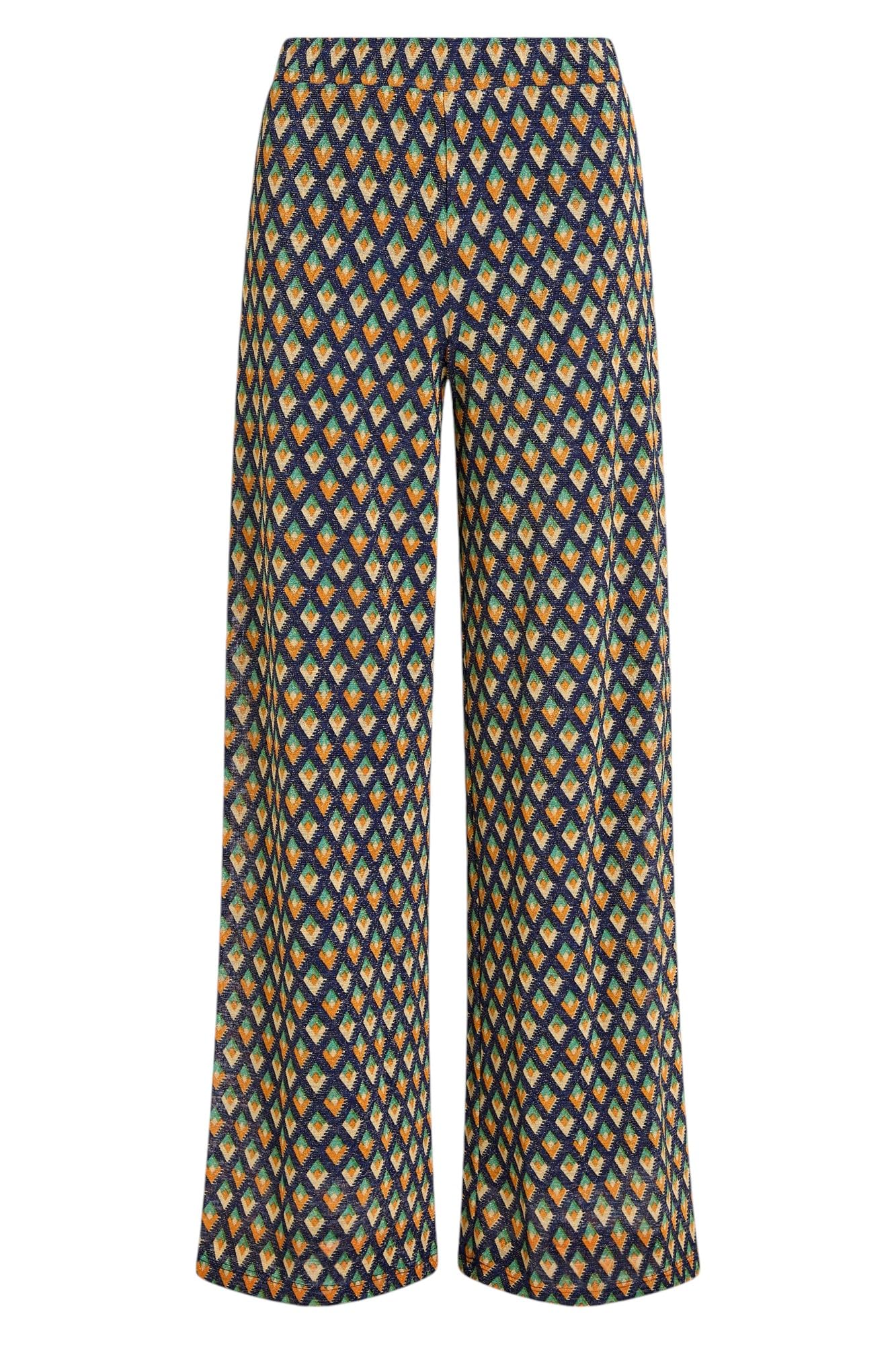 King Louie Palazzo Sara - Pantalón acampanado para mujer