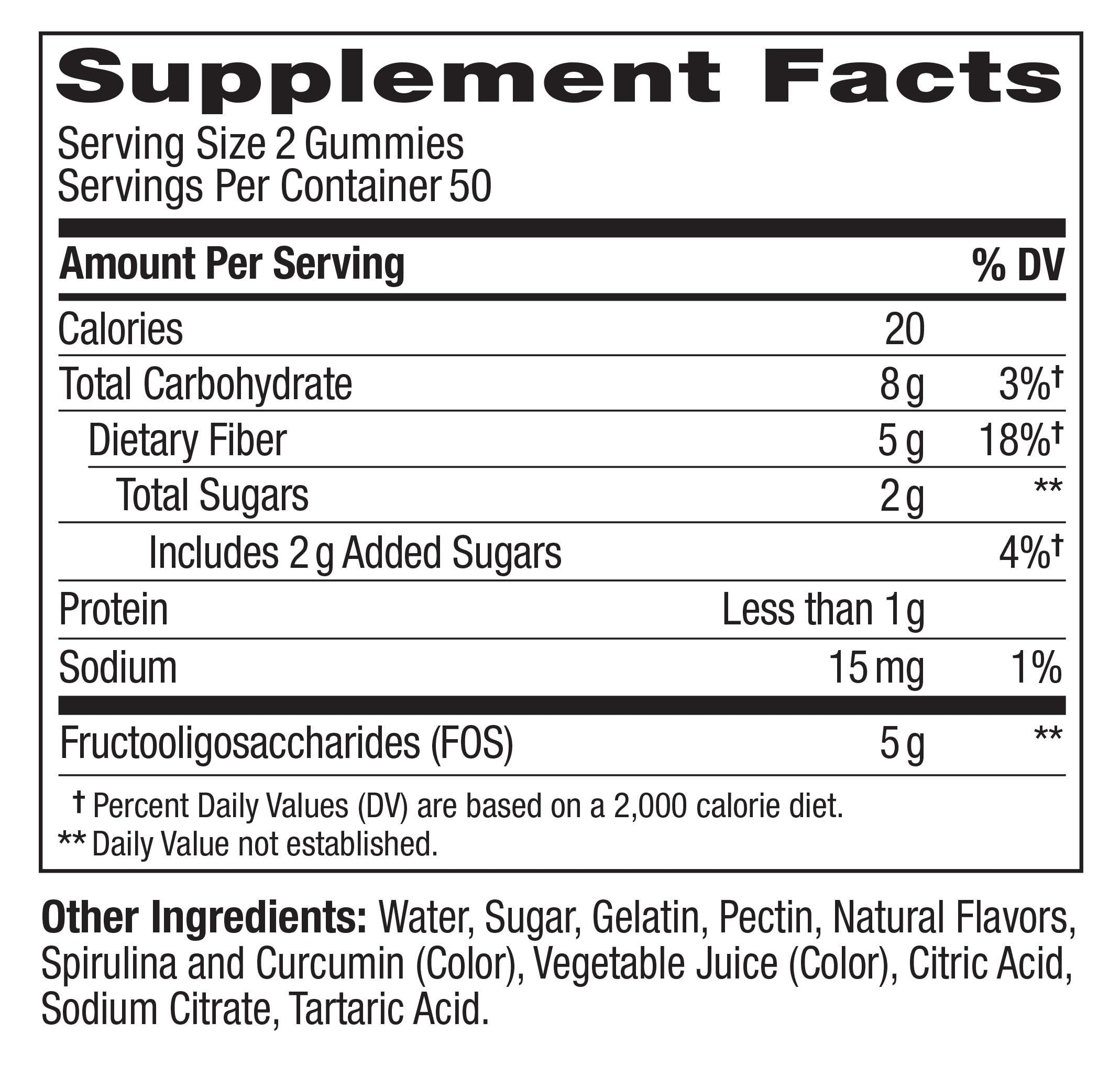 OLLY Fiber Gummy Rings Digestive Health Supplement, Berry Melon - 100 Count — Amazon image 7
