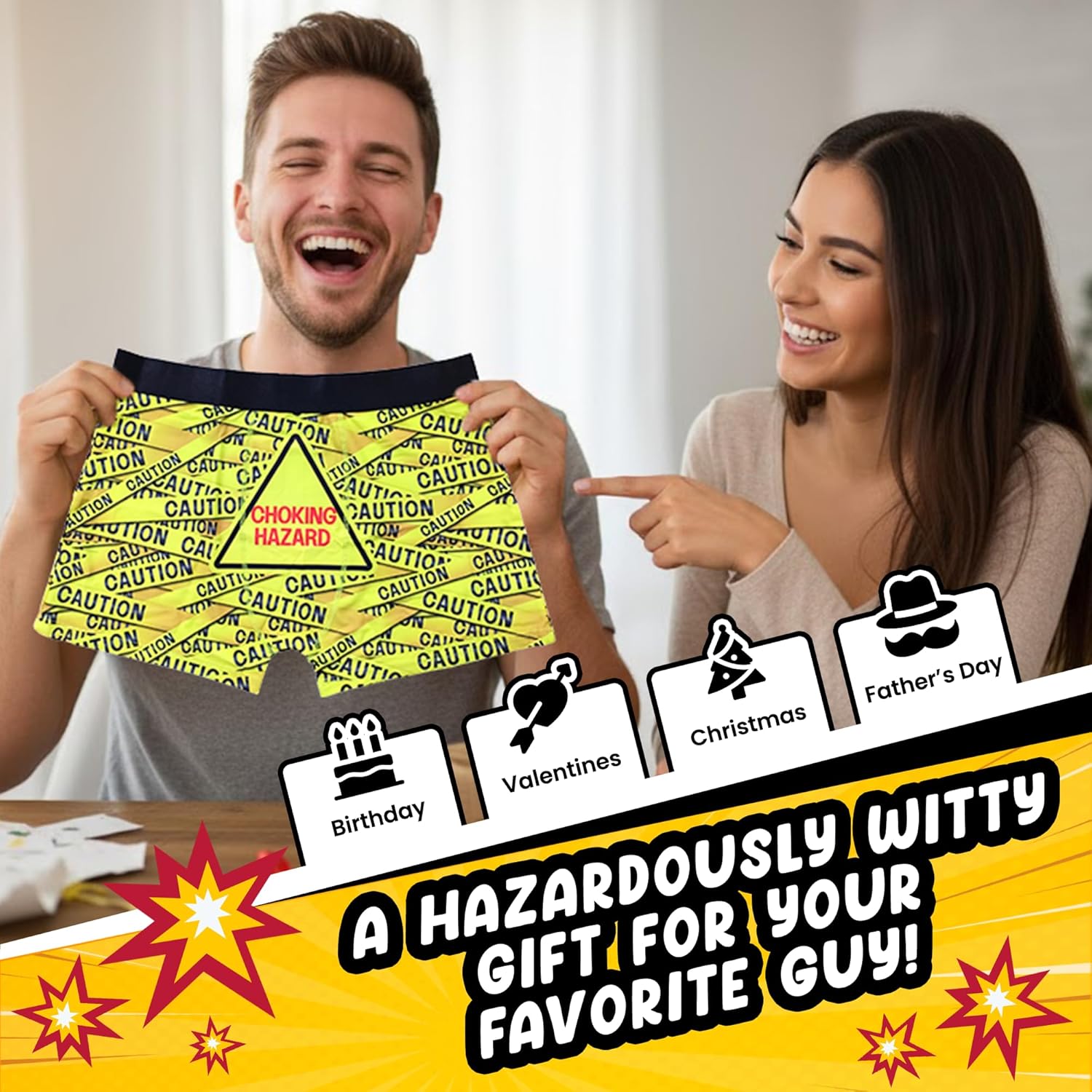 Random Stock Apparel Funny Men’s Boxers – Stretchy, Tag-Free, Breathable Underwear, Gag Gifts for Men - Image 7