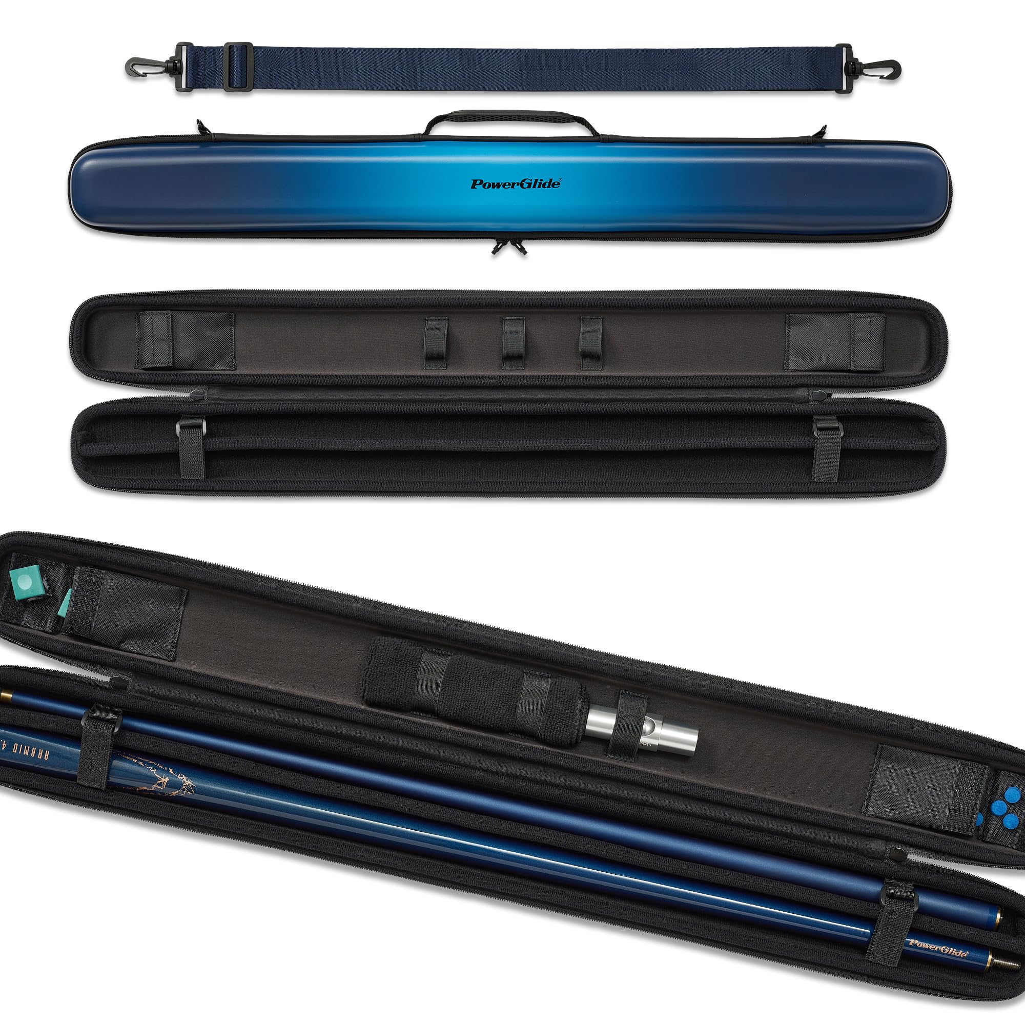 POWERGLIDE Svartur Funda para Taco de Billar