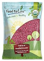 Vista 8 de Food to Live Frijoles rojos pequeños orgánicos, 5 libras, sin OMG, kosher, vegano, seco, crudo, germinable, no irradiado, vegano, a granel, producto
