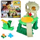 Monster Jam Mini Jams, Crash & Crumble Skull Escape Playset, 2 Exclusive Die-Cast El Toro Loco and Dragon Monster Trucks, Kids Toys for Boy and Girls Ages 3 and up