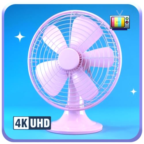 Ruido de Ventilador – Sonidos Suaves de Ventilador para Dormir, Concentrarse y Disfrutar de la Televisión con un Salvapantallas Tranquilo