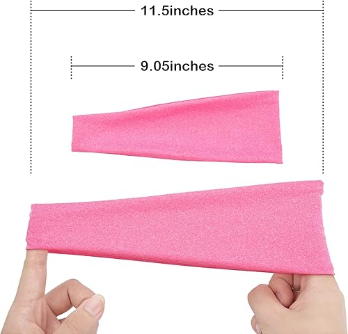 Miniatura 7 de JOYOYO Diademas deportivas transpirables para niños y niñas que absorben la humedad, banda elástica para el pelo para niños pequeños y adolescentes