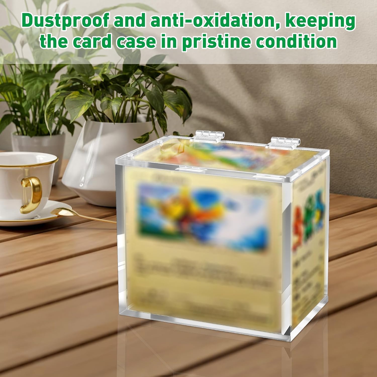 Booster Box Acrylic Display Case Protector, etb Protector case, Stackable Magnetic Lid Design with Ultra Thick 8mm & 5mm Acrylic, UV Resistant Clear Display for Sealed Booster Boxes