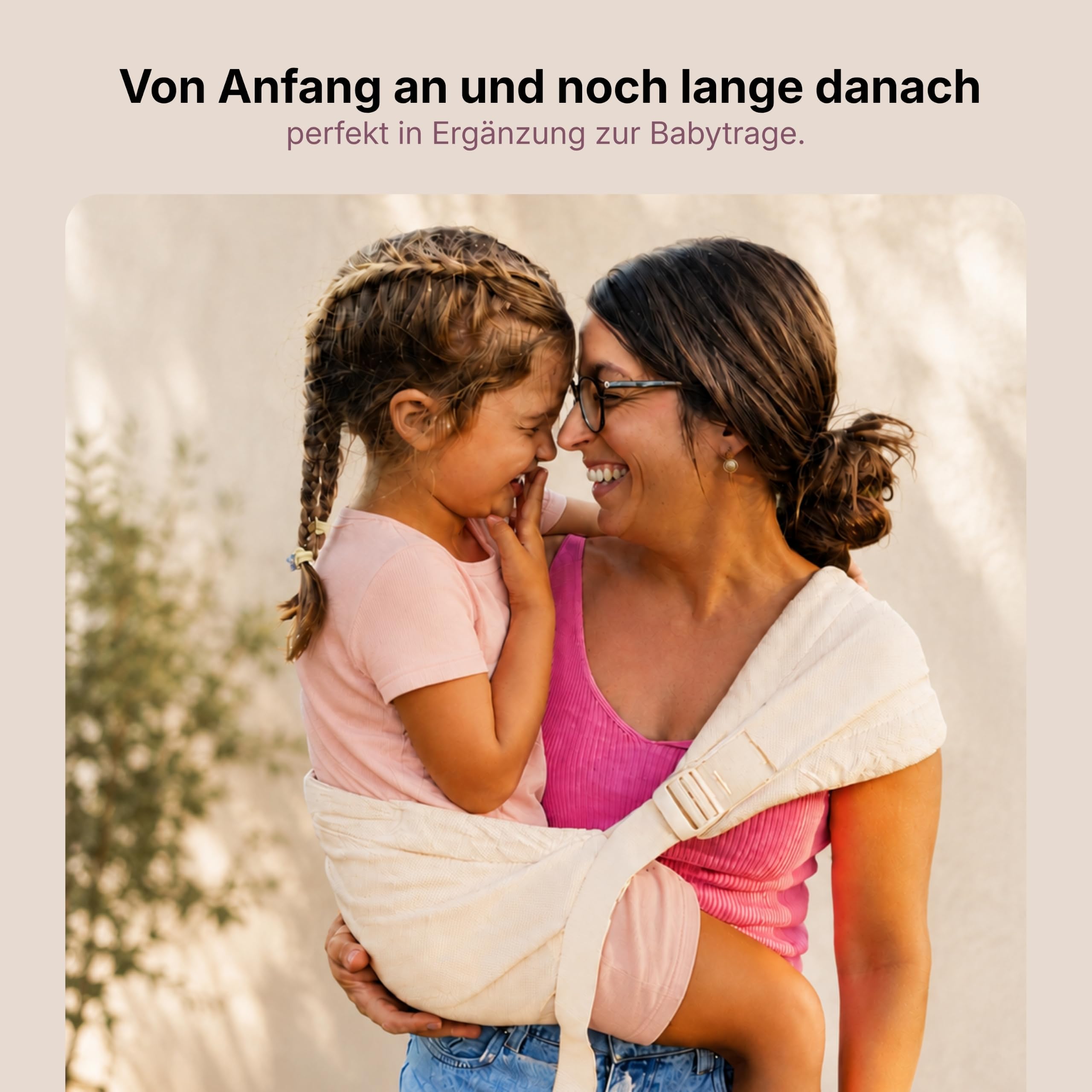 Hoppediz Hip-Hop Hüfttrage ab Geburt – seitliche Babytrage ab Geburt