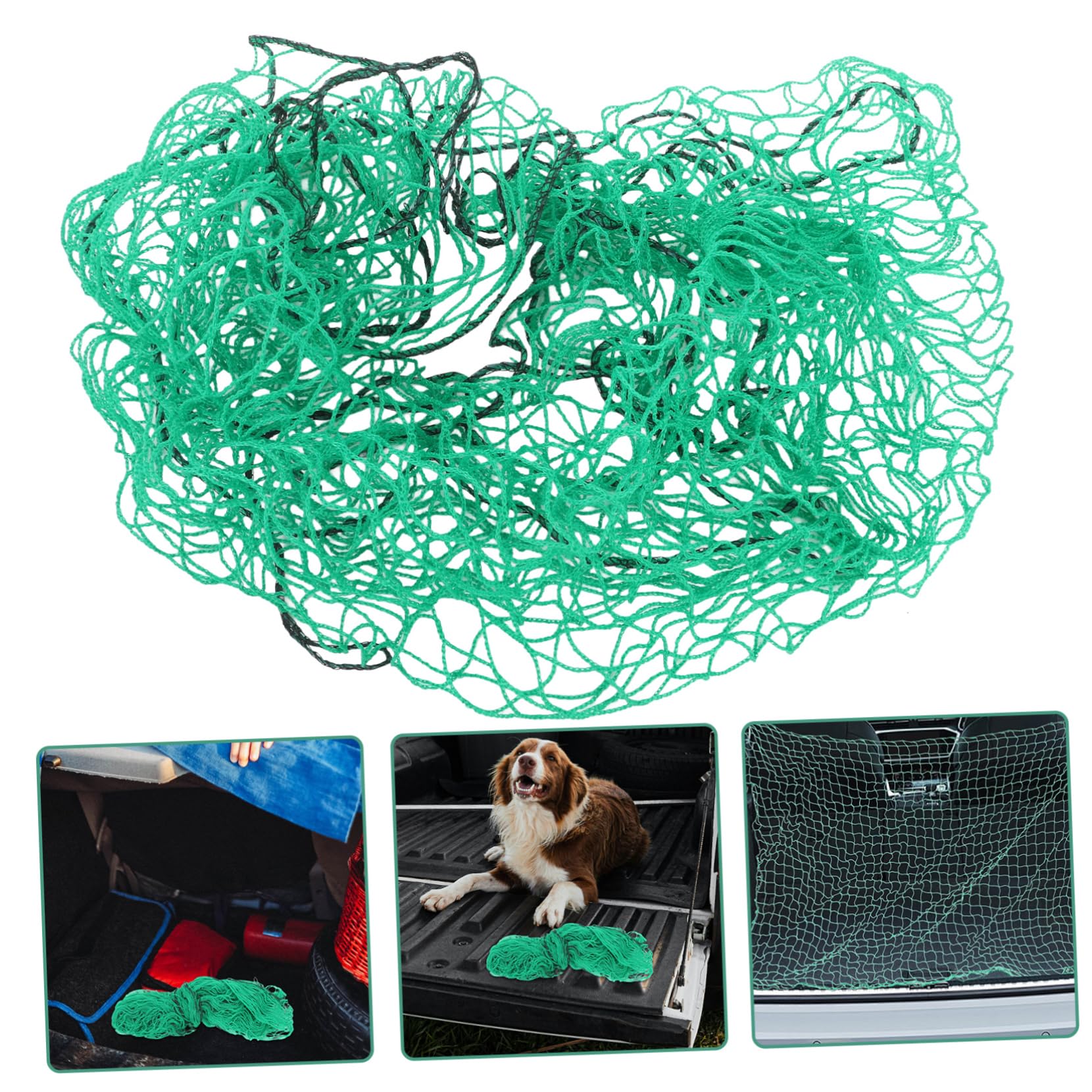 Rete Fermacarico Elastica in PVC con Ganci per Rimorchio e Pickup, Rete a Maglia Resistente e Versatile per Trasporto Sicuro di Carichi Pesanti