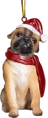 Vista 138 de Design Toscano - Figura de perro para decoración navideña.