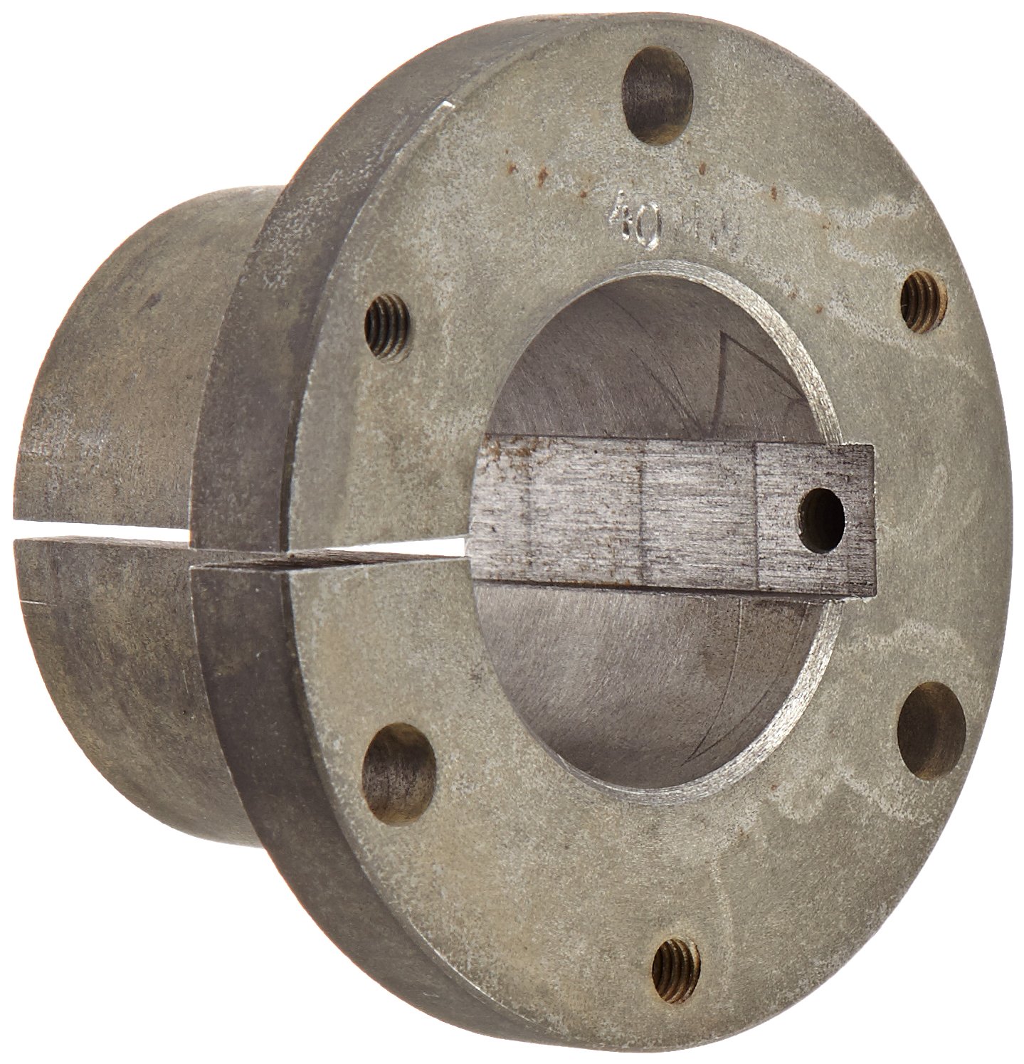 TB Woods Type SD SDM40MM Sure-Grip Bushing, Metric, 40 mm Bore, 55.6 mm OD, 46 mm Length, 565 lbs/in Torque, Standard Design, Standard Keyway