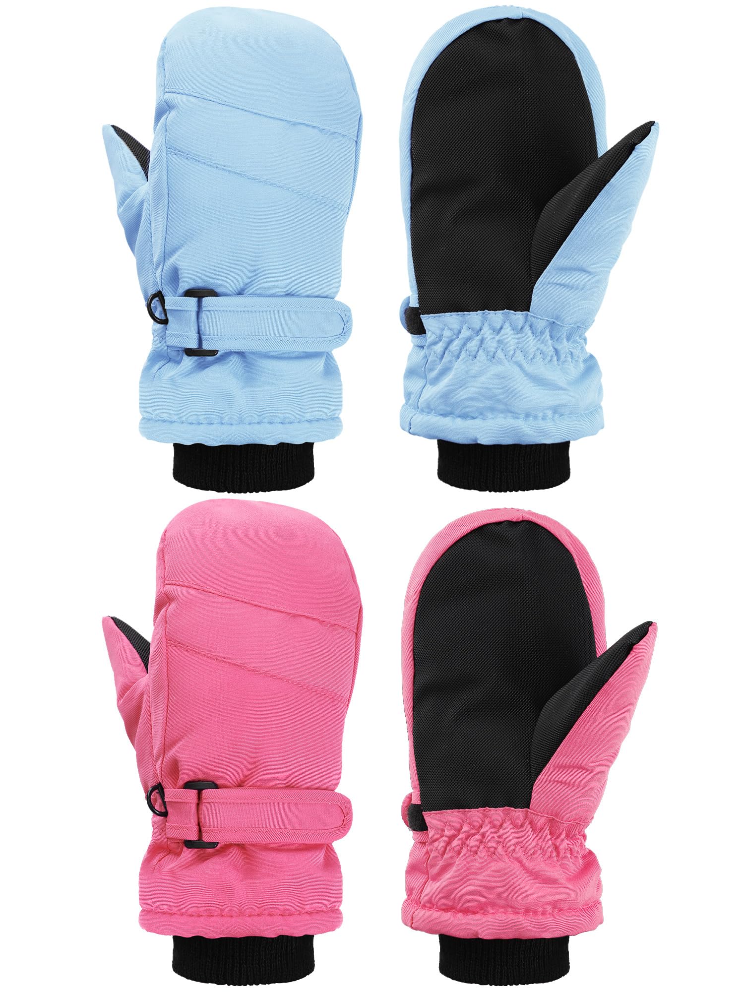 SATINIOR Kids Snow Mittens