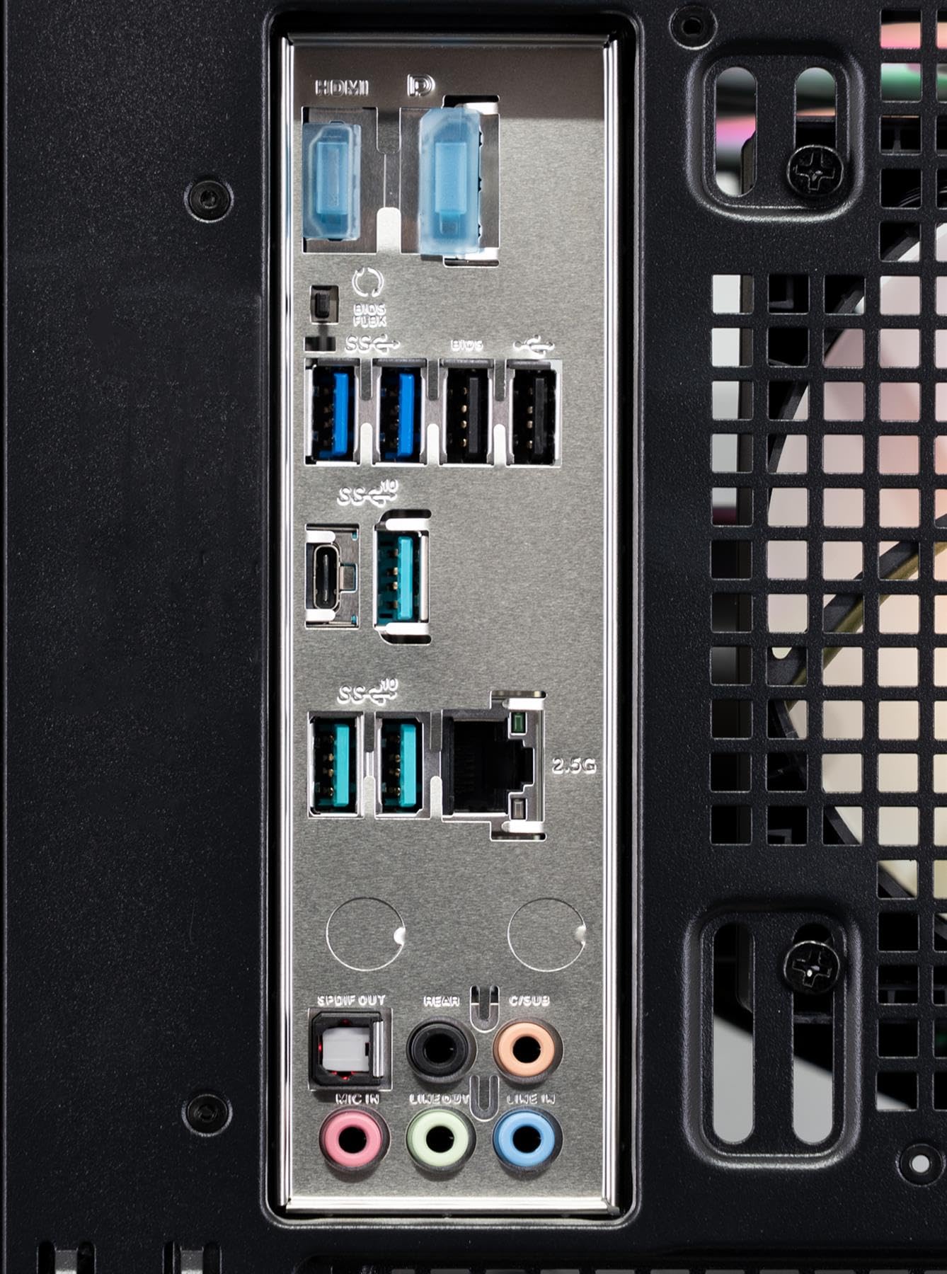 PCSpecialist Extreme PC Gaming - Intel® Core™ i7-12700KF 3,60 GHz 12-Core, 32 GB RAM, 12 GB GEFORCE RTX 4070 Super, 2TB M.2 SSD, Windows 11 Home — view 6