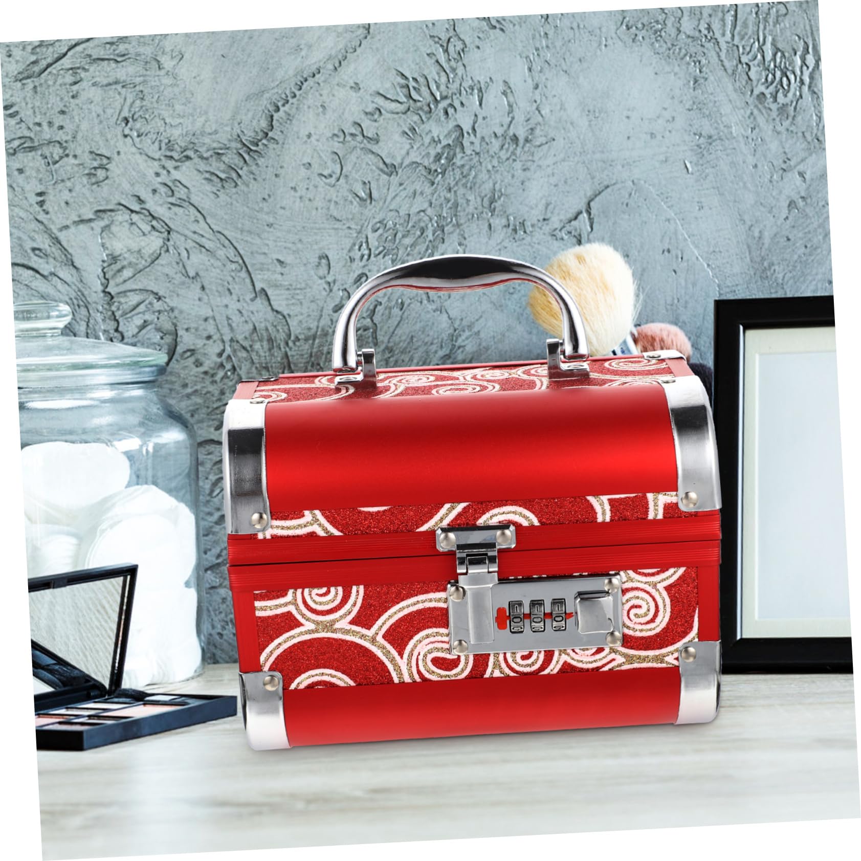 Ipetboom Joyero De Estuche Retro Para Guardar Pendientes y Collares Caja De Obsequio Organizador De Joyas Estuche Para Guardar Joyas Para Diario Caja De Obsequio