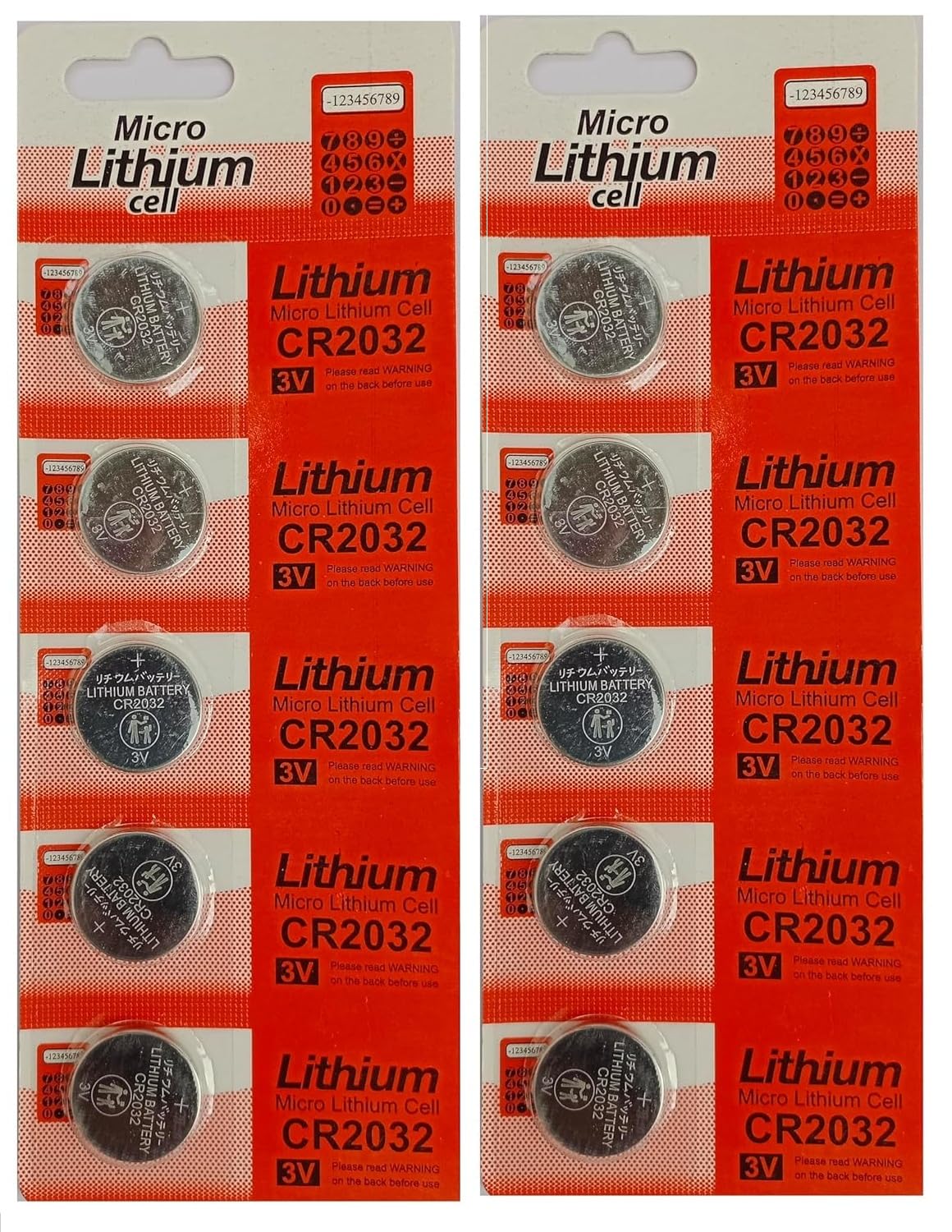 Original Lithium CR2032 Suitable for car Key, Remotes, Toys etc. Battery (Pack of 10)-image-4