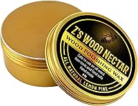 Vista 1 de Z's Wood Nectar - Esmalte y acondicionador de cera de abeja natural para muebles (6 onzas), pino limón