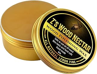Z's Wood Nectar All Natural Beeswax Furniture Polish & Conditioner (6oz) - Lemon Pine