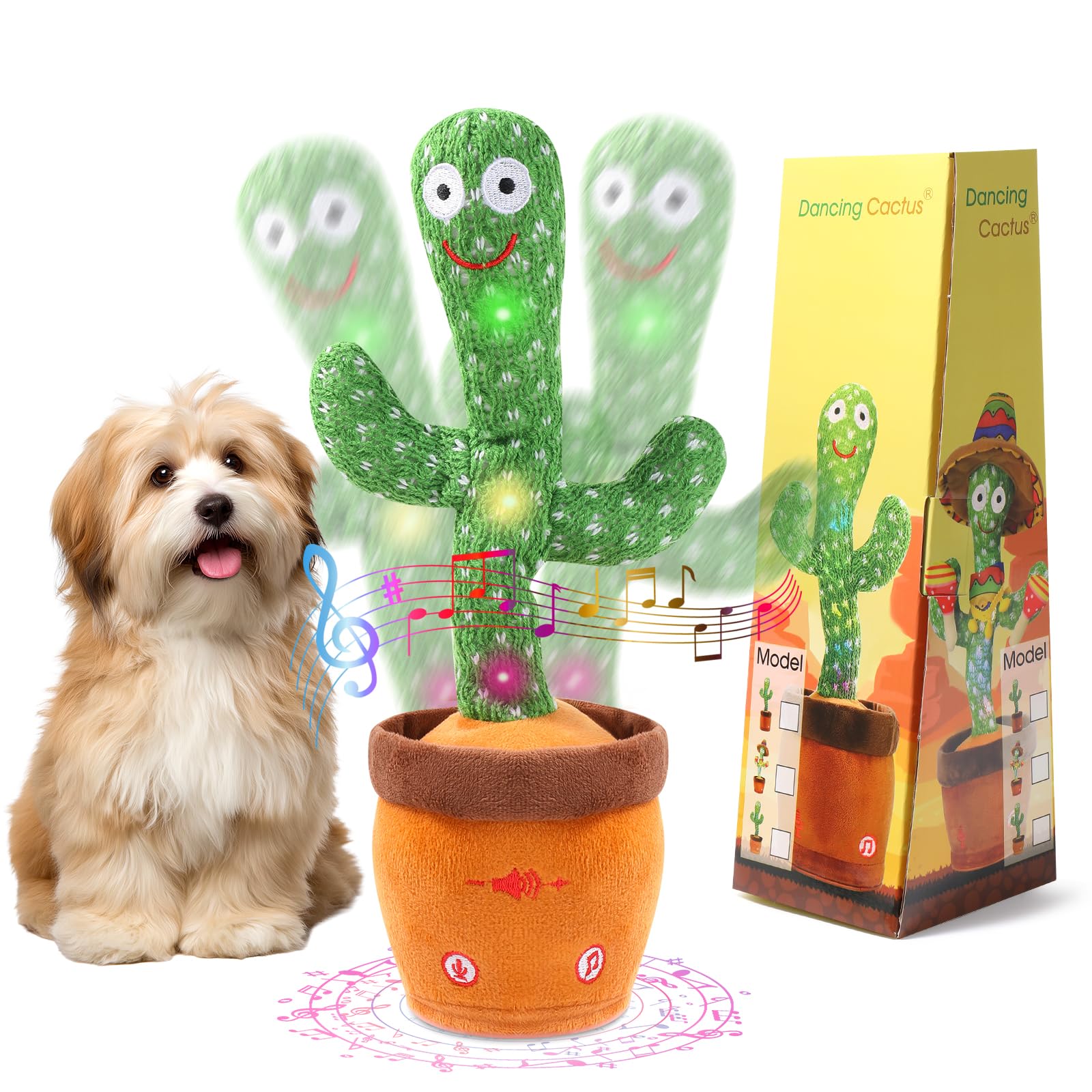 Amazon.co.jp: JISON21 サボテン おもちゃ 犬用音の出るおもちゃ 踊る