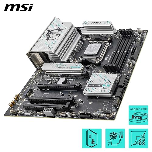 MSI B850 Gaming Plus WiFi Carte mère ATX - pour processeurs AMD Ryzen 9000/8000 / 7000, AM5 - DDR5 Memory Boost (8200+ MT/s OC), PCIe 5.0 x16 & 4.0 x16, M.2 Gen5, Wi-FI 7, 5G LAN - 4