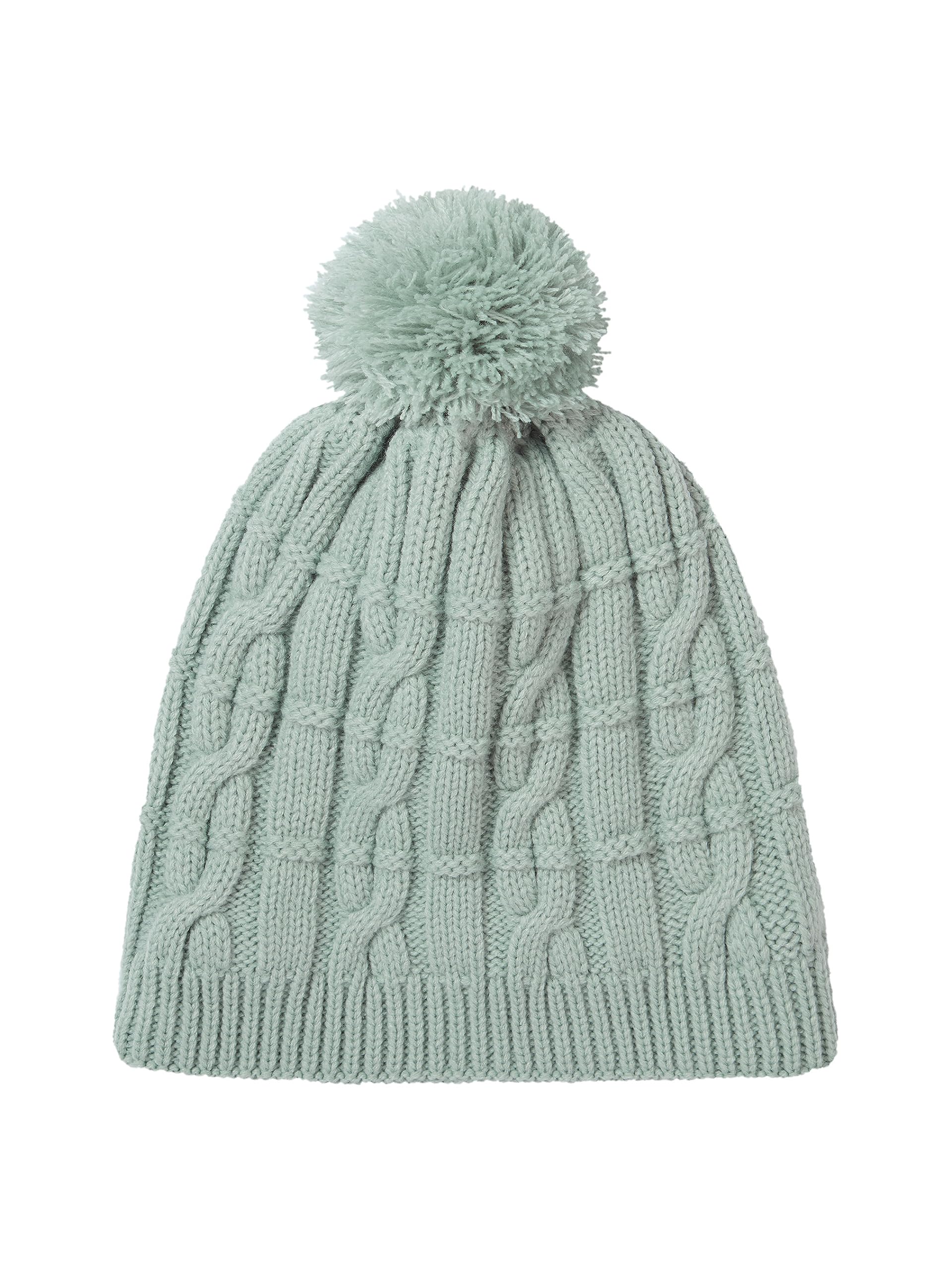 SEALSKINZ | Hemsby | Waterproof Cold Weather Cable Knit Bobble Hat | Outdoor Acessories | Suitable for all Outoor Activities & Cold Weather
