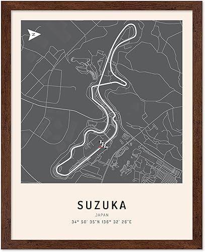 Miniatura 16 de Monem Art - Póster de Barcelona - Impresión de pista de carreras - Arte de España - Arte de pista de carreras de Barcelona - Arte de carreras de