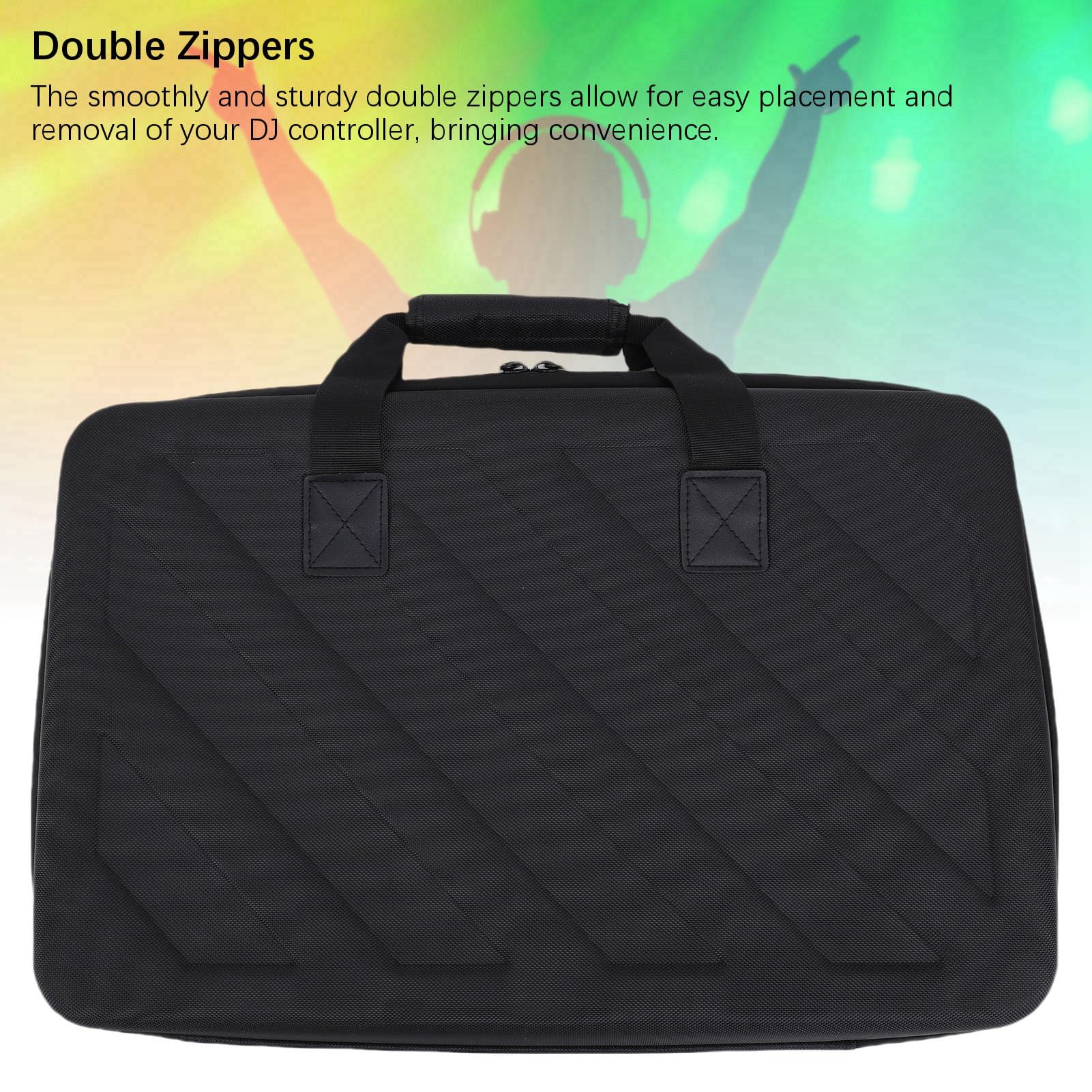 Estuche de Transporte para Controlador de DJ con Exterior de EVA Moldeado y Acolchado de Espuma, 20,87 x 13,78 x 3,15 Pulgadas, para DDJ FLX4 / 400 / SB3 / SB2 / RB 2