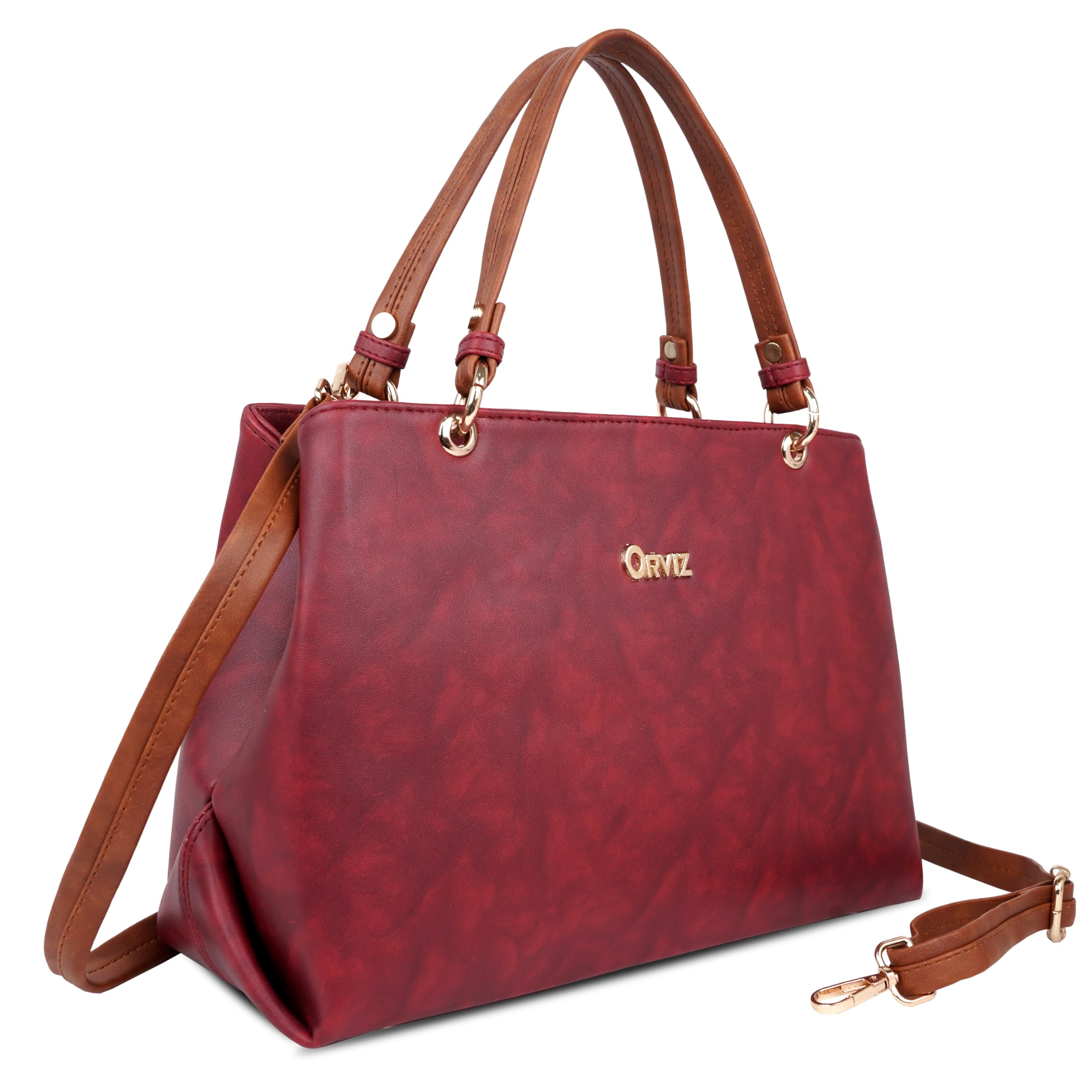 ORVIZ Elegant Handbag For Women (Maroon) (B0CM6BDHG3) Amazon Price History, Amazon Price Tracker
